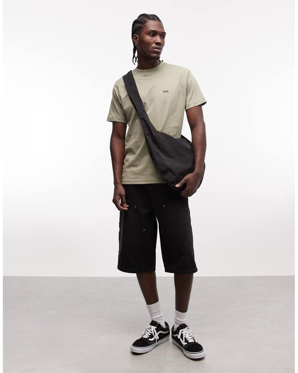 Vans Natural Left Chest Logo T-Shirt for men