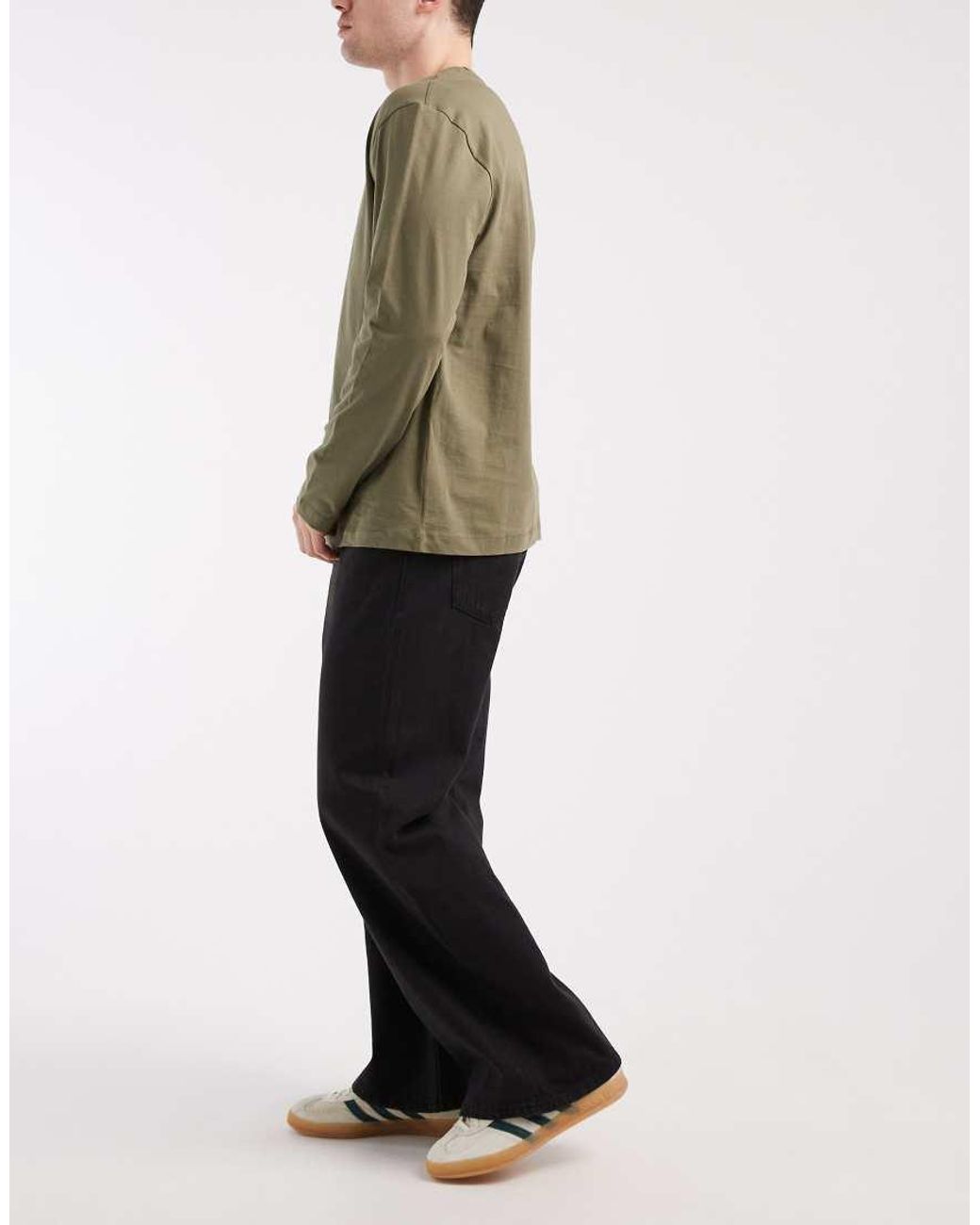 Jack & Jones Black Toby Flare Jeans for men