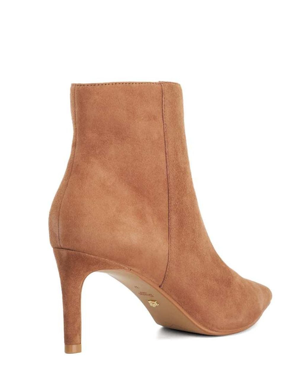 Dune Brown Obsessively Ankle Boots