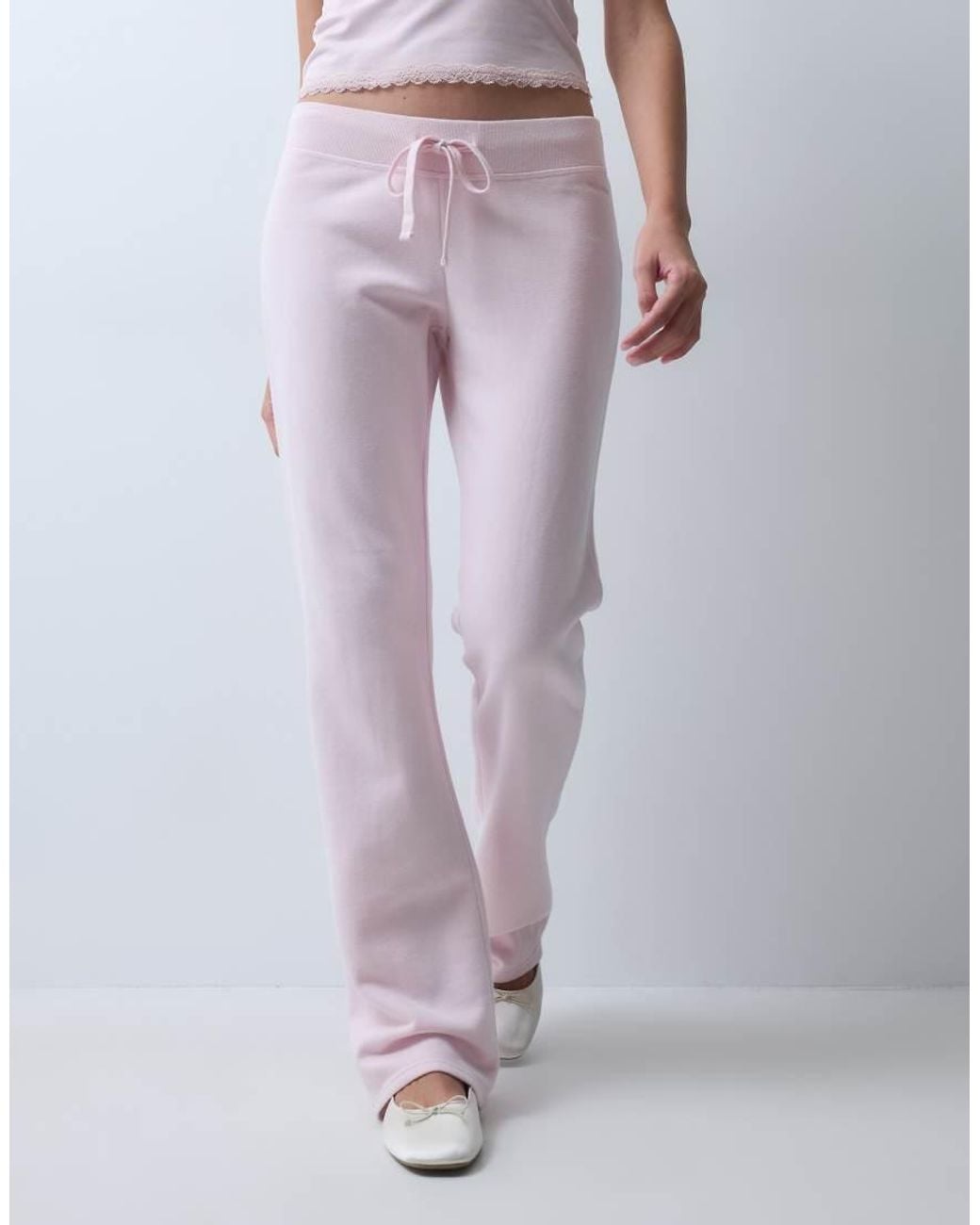 Hollister Purple Low Rise baggy joggers