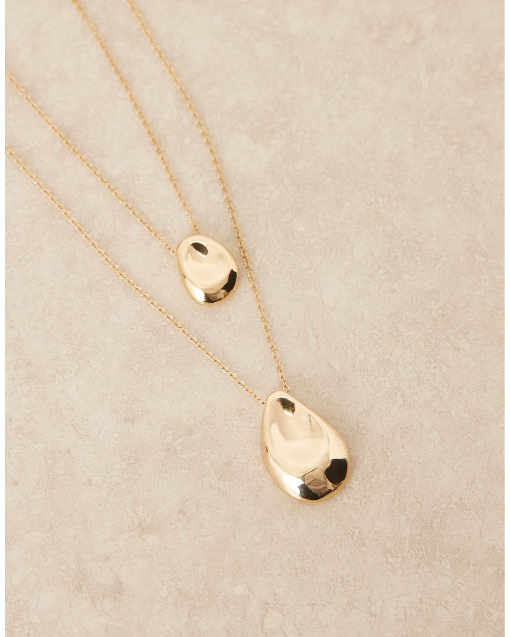 Mango Natural Layered Necklace Stack