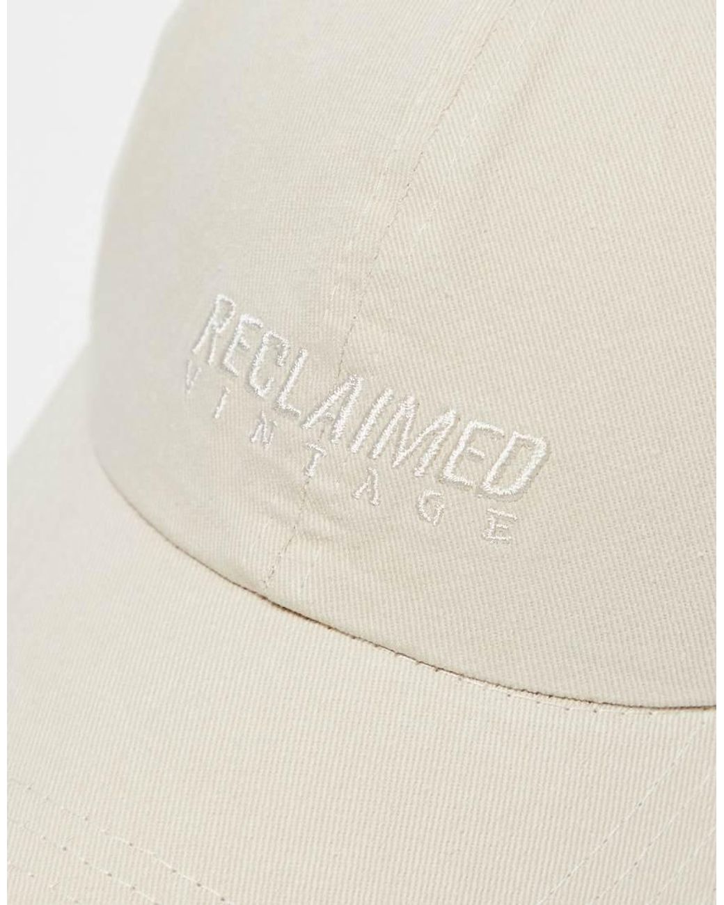 Reclaimed (vintage) Natural Unisex Logo Cap