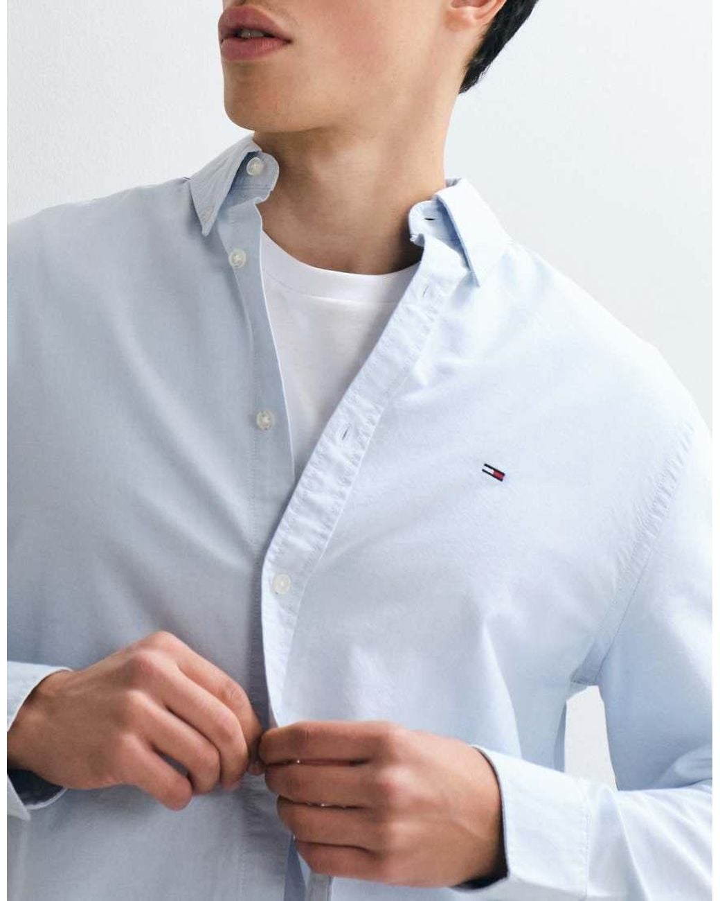 Tommy Hilfiger White Oxford Shirt for men