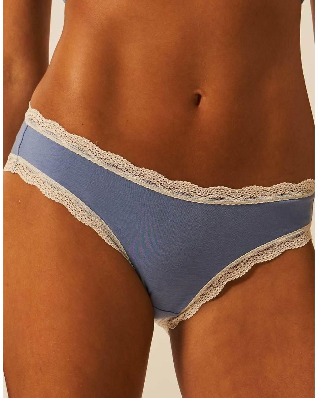 Stripe & Stare Blue Original Knicker Four Pack