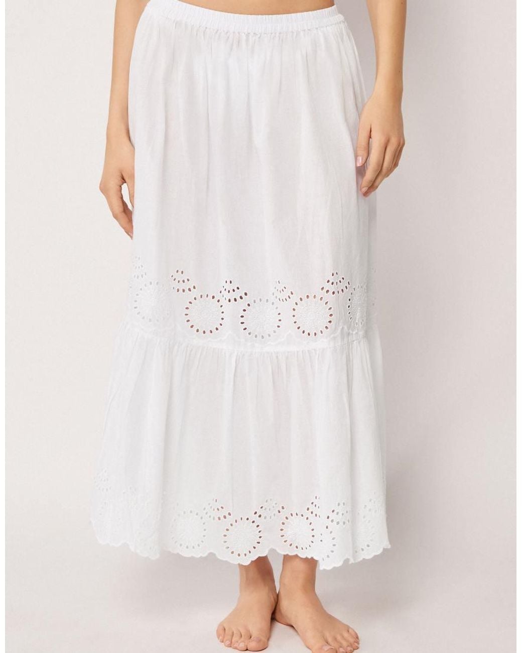 Calzedonia White Long Beach Skirt