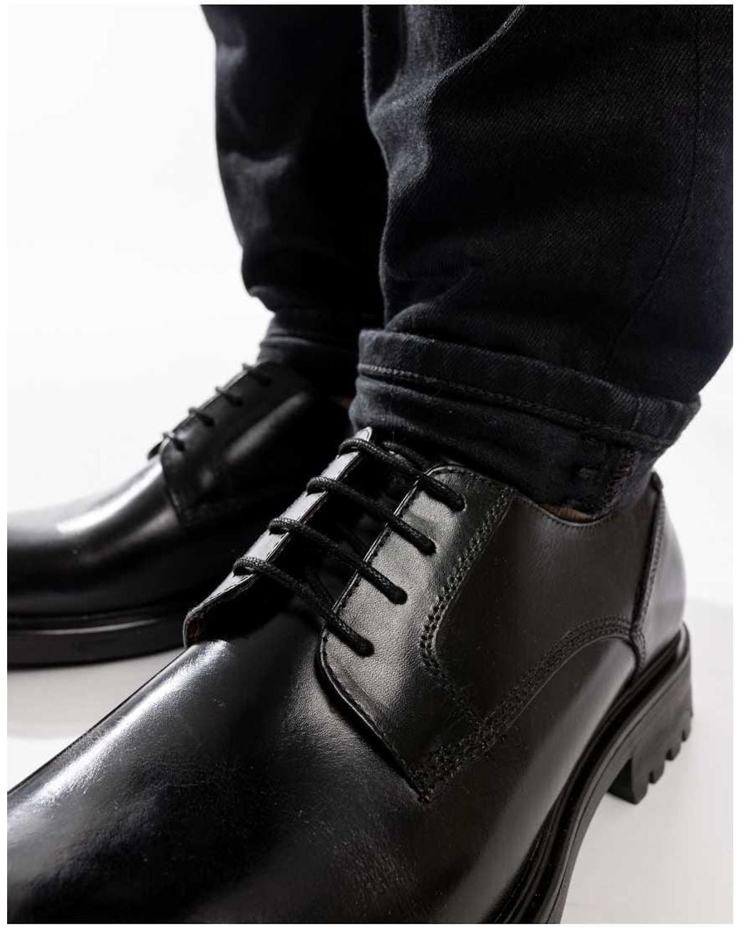 Base London Black Locke Lace Up Shoe for men