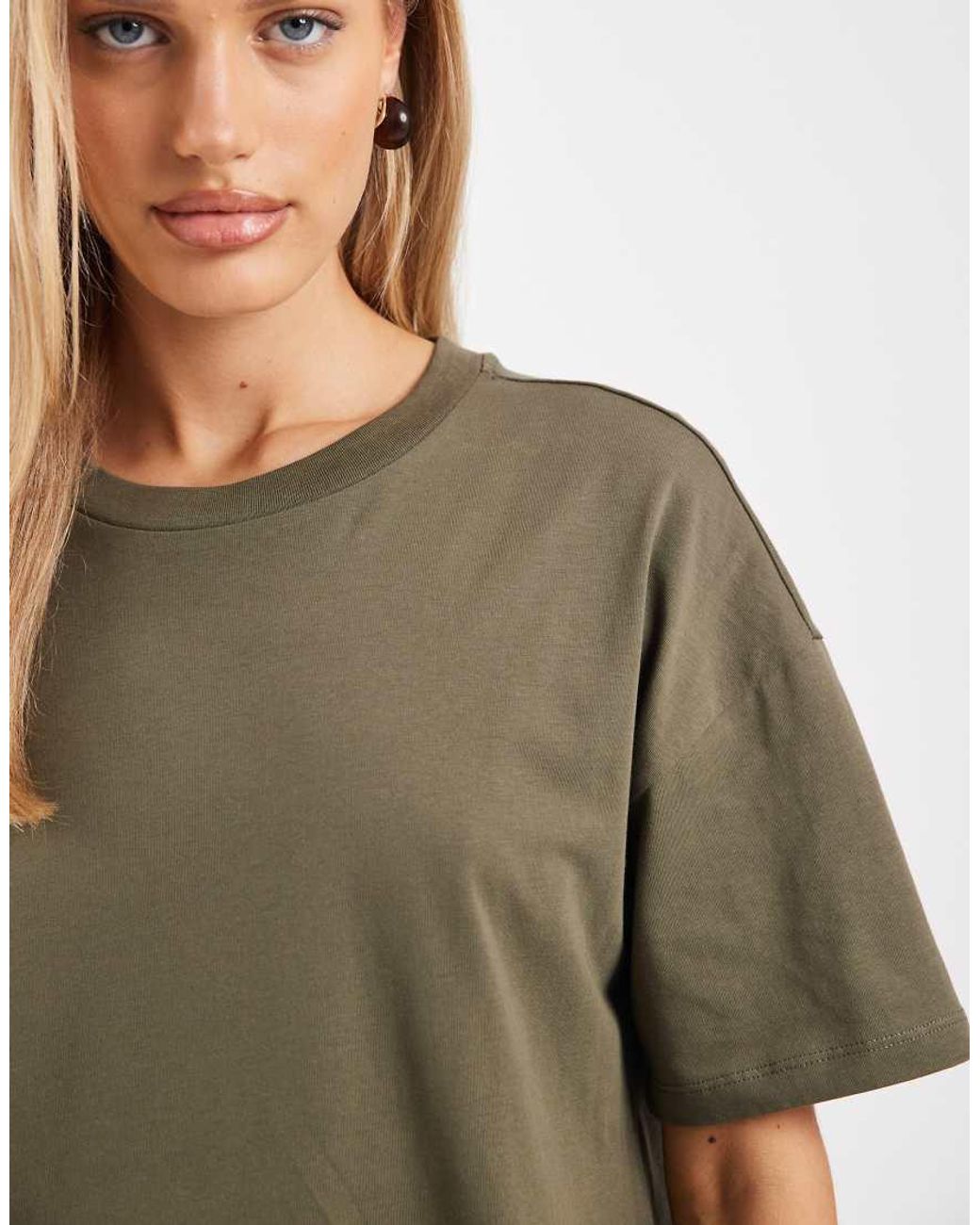 Vero Moda Green Oversized T-Shirt Dress