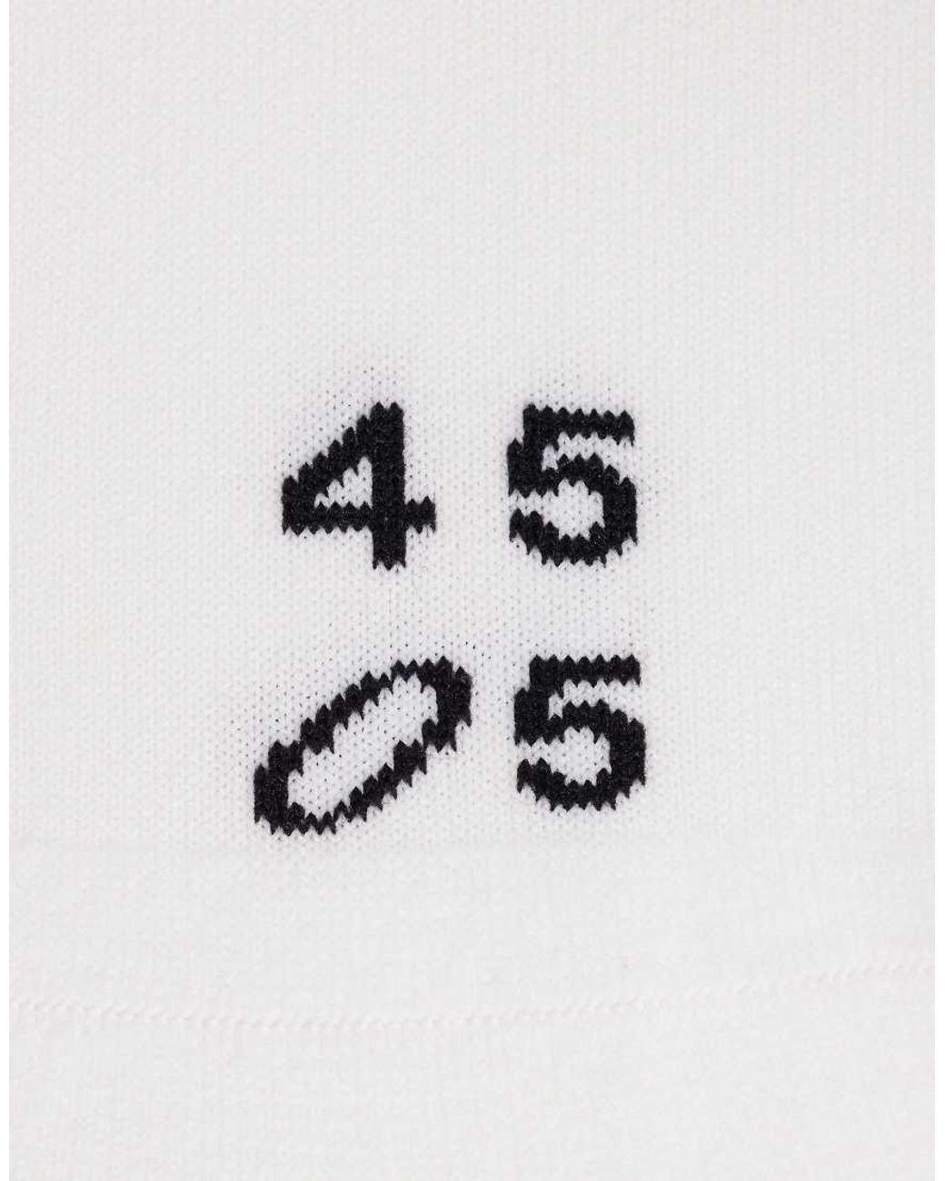 4505 White Icon Running Socks With Arch Support And Anti Bacterial Finish for men