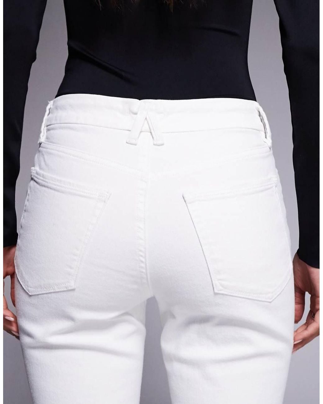 GOOD AMERICAN Purple Good Legs Straight Jeans