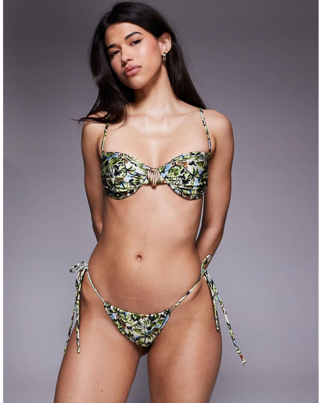 Candypants Black – bikinihose mit abstraktem print