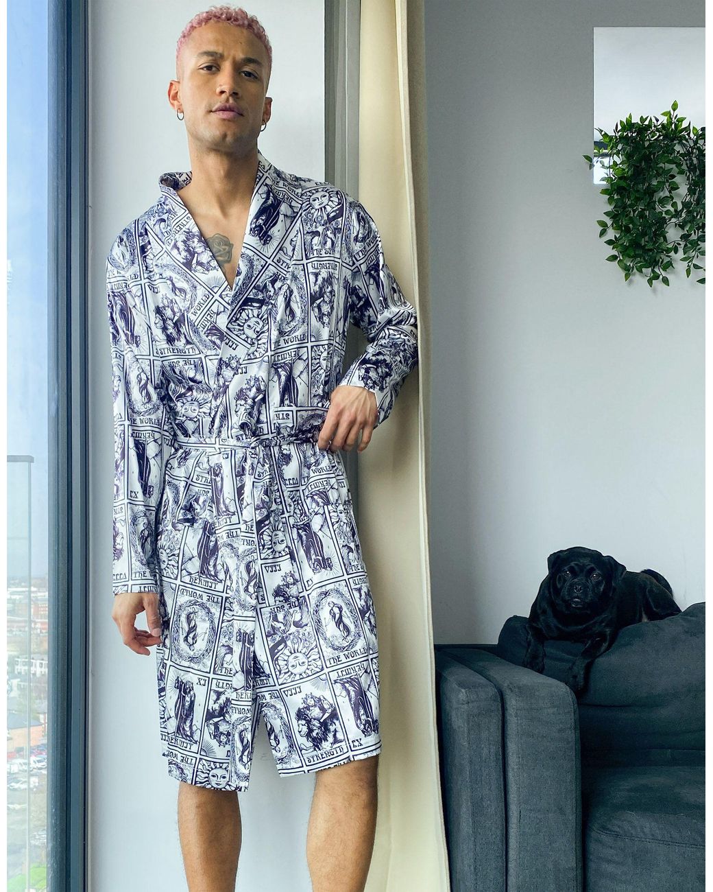 Men Summer Suck Sweat Elegant Bath Robe Male Spa Bathrobe Plus Size Lounge  Robes Sexy Mens Dressing Gown : Amazon.ae