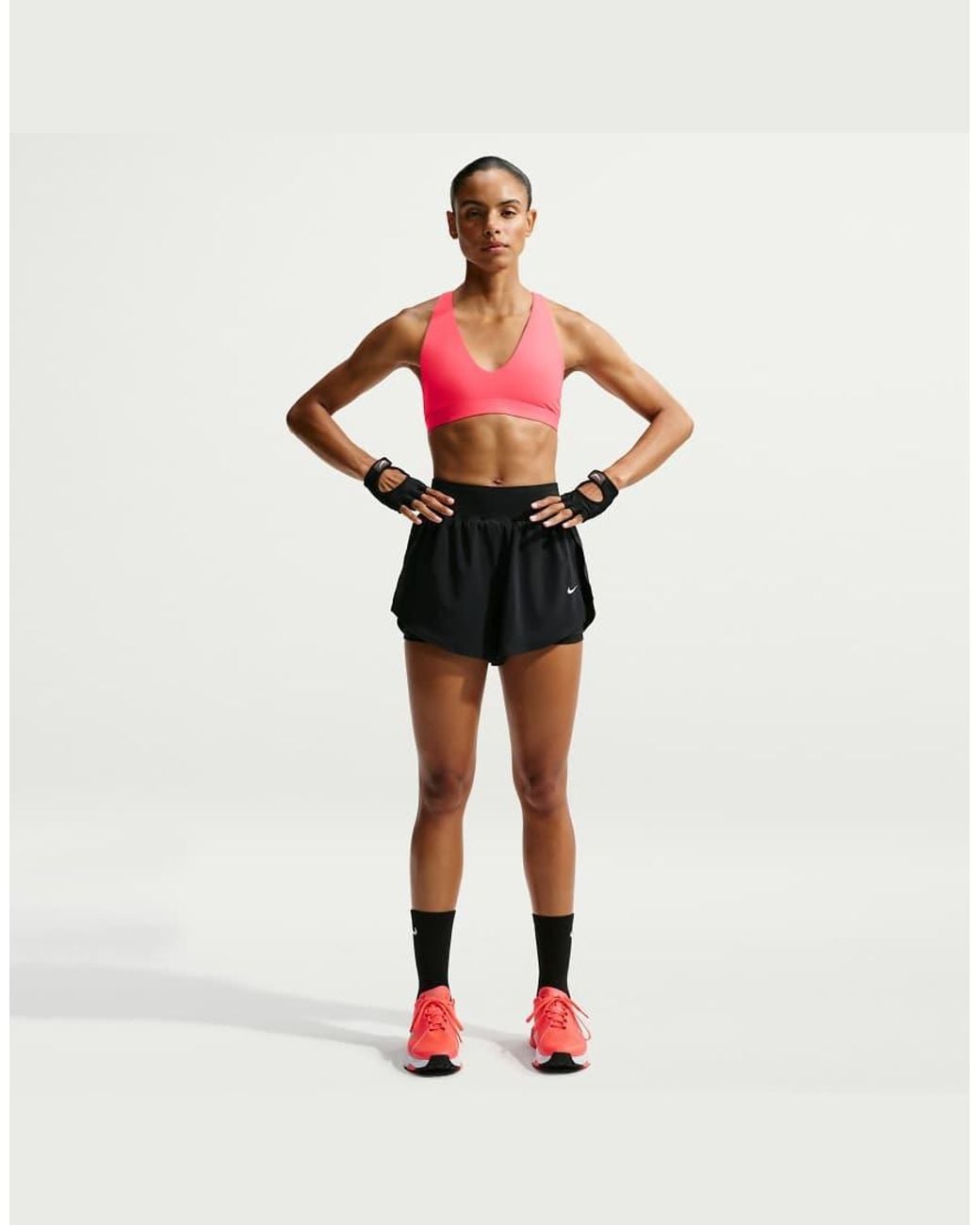Nike Pink Indy Light-support Strappy Sports Bra