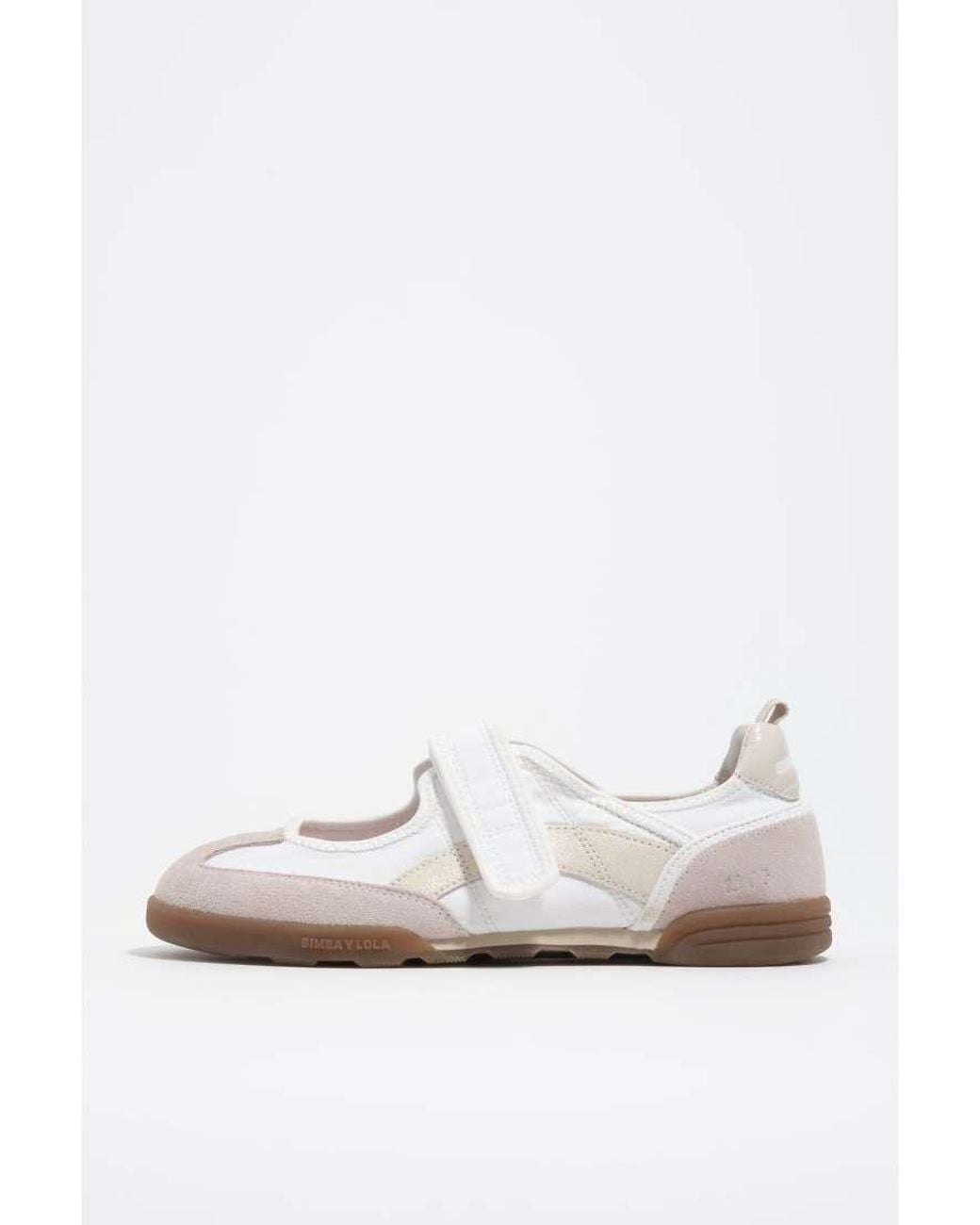 Bimba Y Lola White 13 07 Sporty Ballerina Trainers