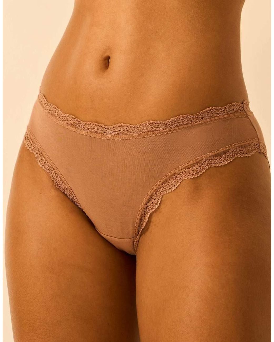 Stripe & Stare Natural Original Knicker Four Pack