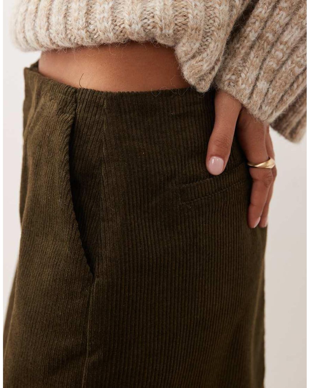 Minigonna di Threadbare in Natural