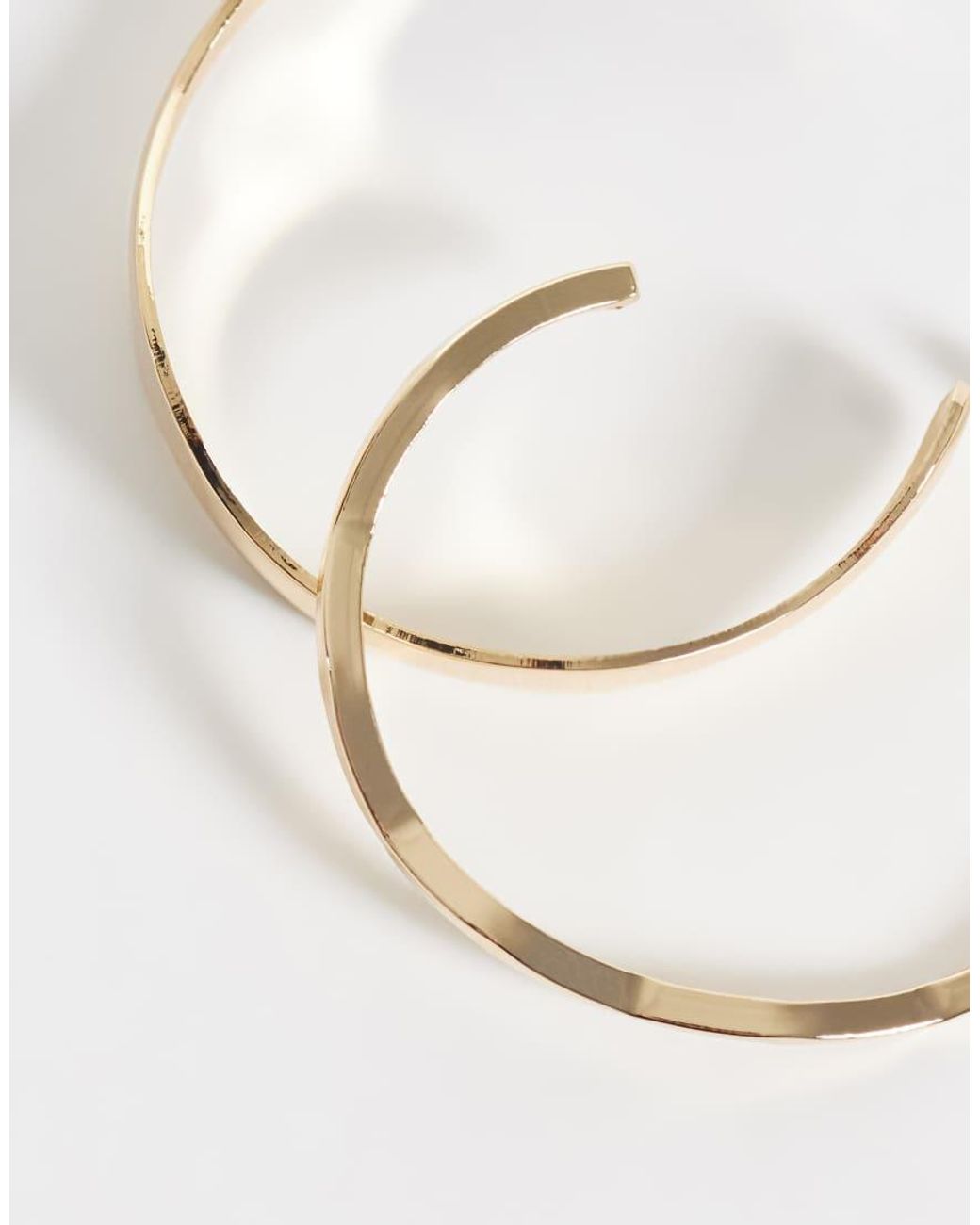 ASOS White Pack Of 2 Simple Cuff Bracelets
