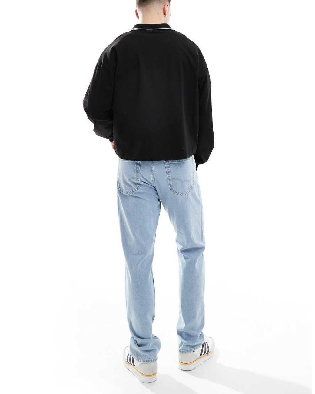 Jack & Jones Blue Chris Straight Jeans for men