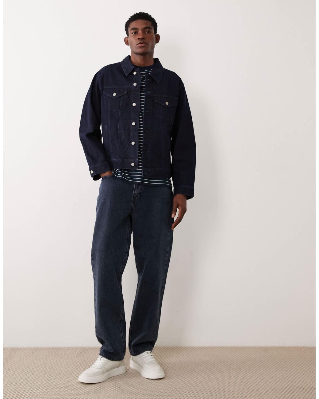 ASOS Blue Trucker Jacket for men