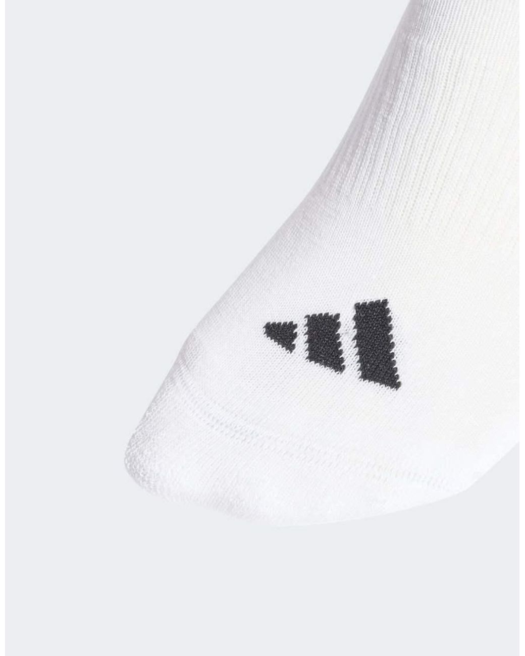 Adidas Originals Set Van 3 Paar Halfhoge Sportsokken Met 3-Stripes in het White