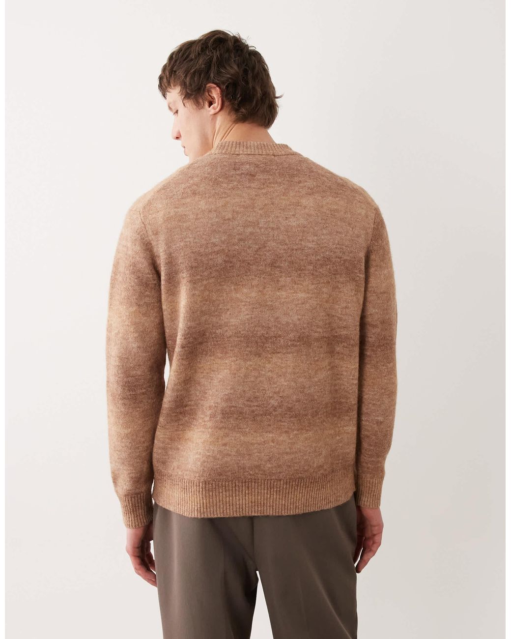 SELECTED – strickpullover in Natural für Herren
