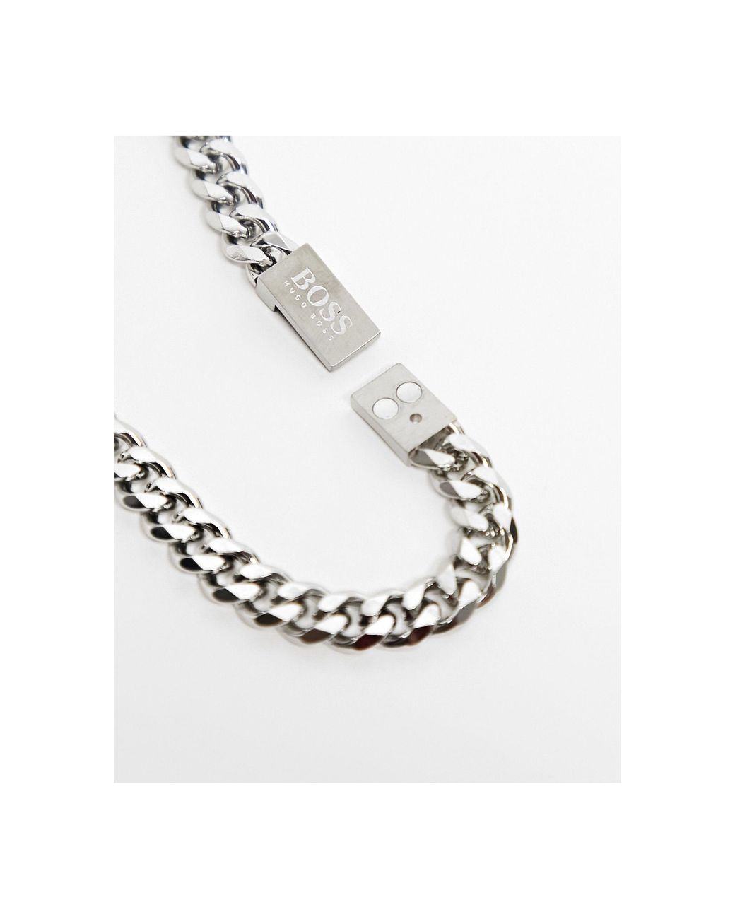 Hugo Boss Jewellery Stainless Steel Engravable Necklace Sarkis For Men -  Obsessions Jewellery