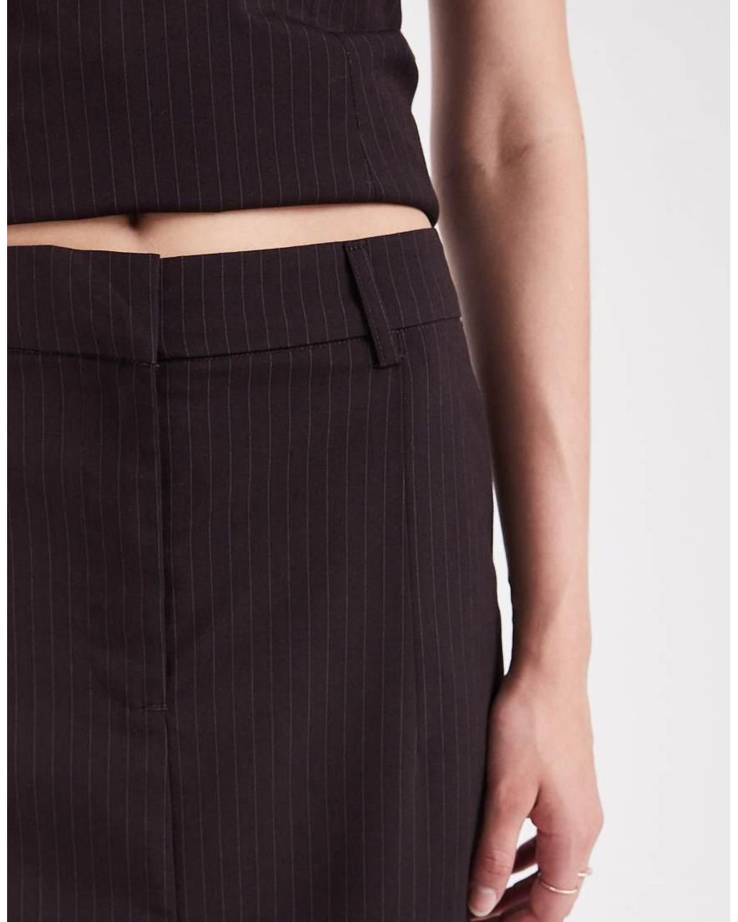 ASOS Blue Tailored Maxi Skirt Co-Ord