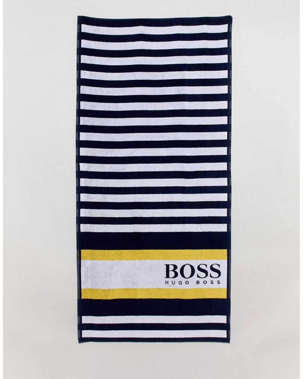 BOSS by HUGO BOSS Beach Towel With Stripe in Blue for Men | Lyst