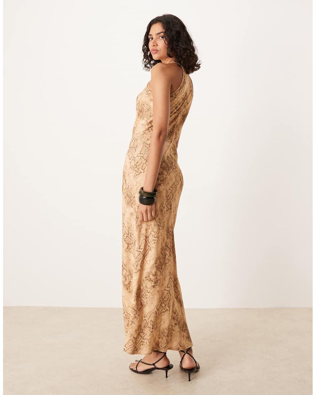ASOS Natural Racer Maxi Dress
