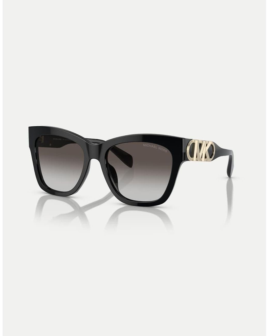 Michael Kors Black Empire Square Butterfly Sunglasses With Lens