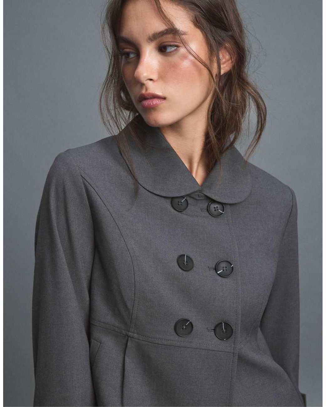 Stradivarius Black Retro Blazer