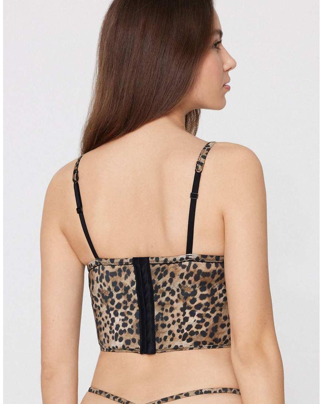 Tezenis Black Sauvage Soul Push-Up Bra Top