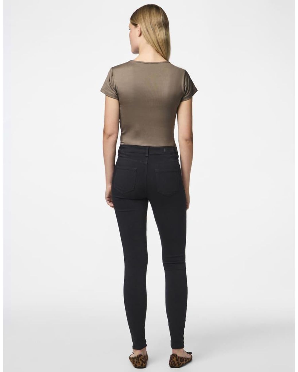 Pieces Black Jeggings