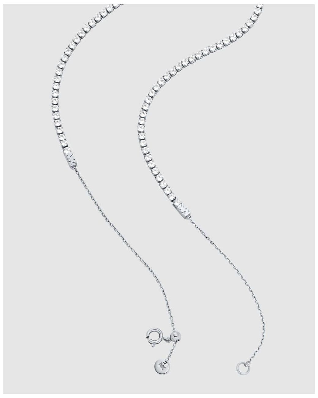 Michael Kors White Tennis Necklace
