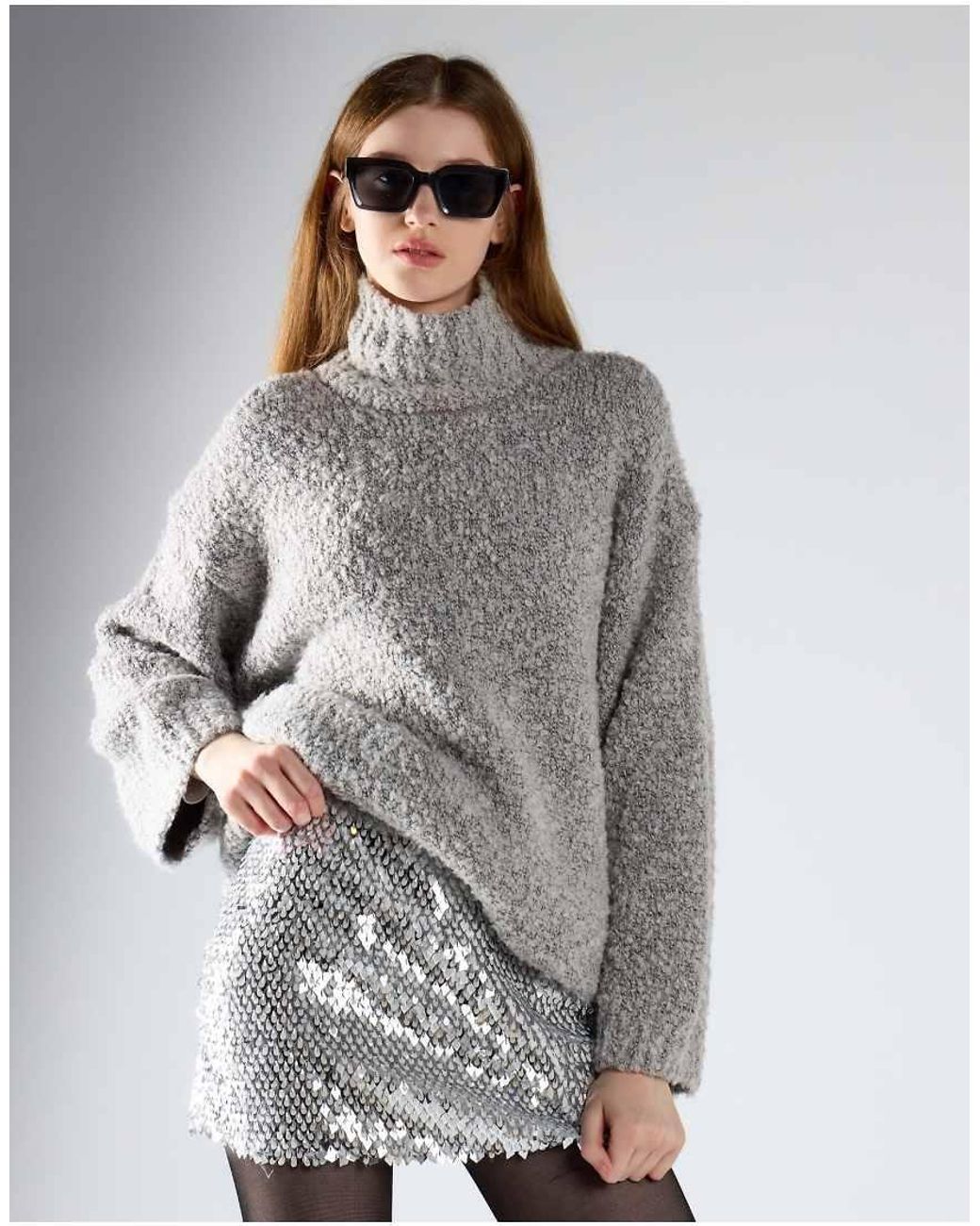 Glamorous Gray Mini Skirt