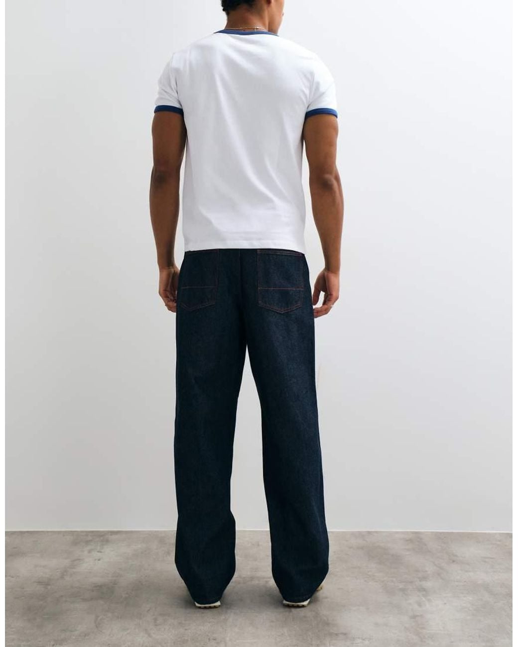 ASOS Blue baggy Jeans for men