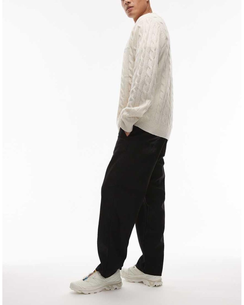 Carhartt Black Ray baggy Twill Trousers for men