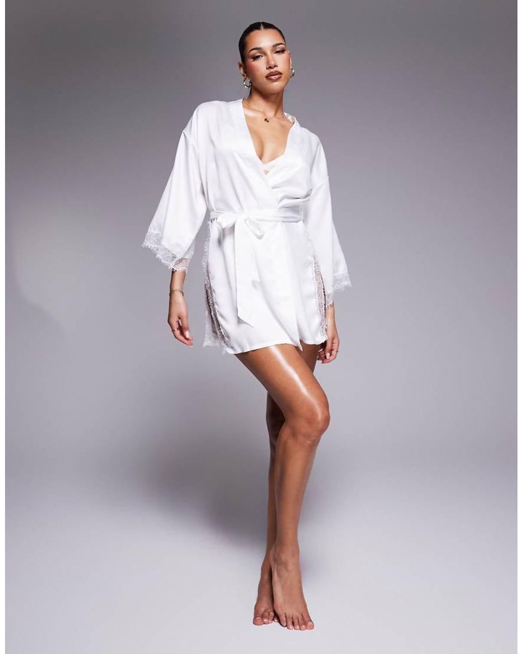Ann Summers White Cherryann Bridal Robe