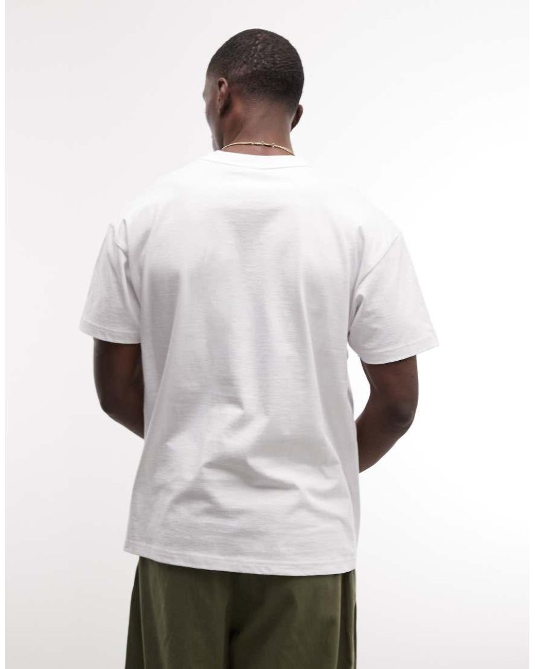 BLKVIS White Script Logo T-shirt for men