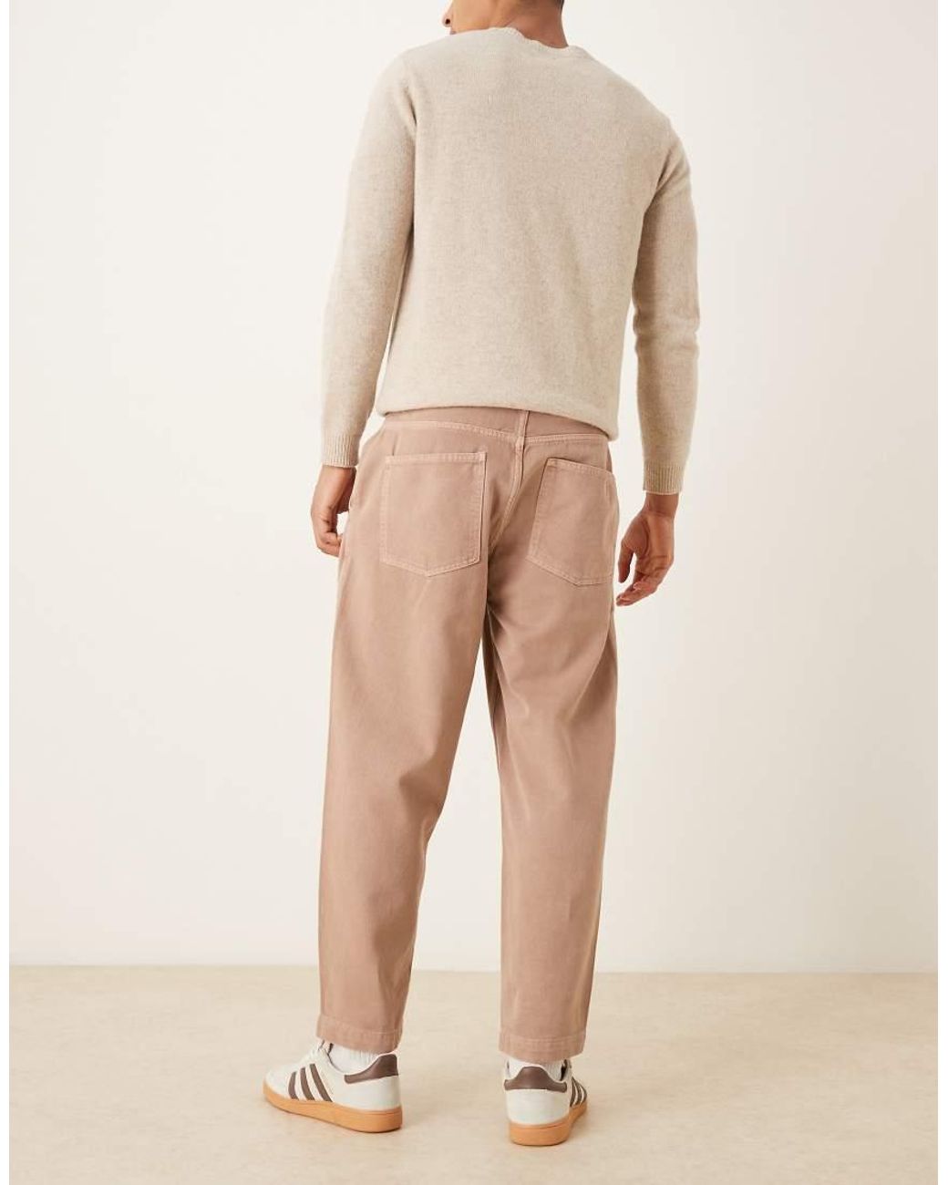ASOS Natural Relaxed Taper Jean for men