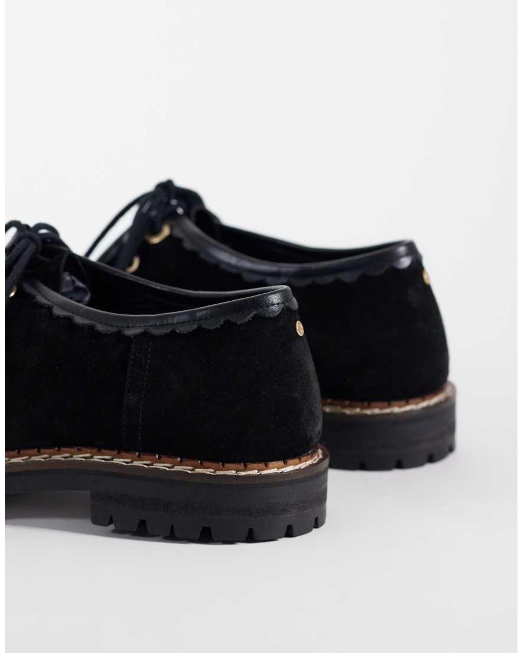 Bronx Black Sor-aya Lace Up Shoes