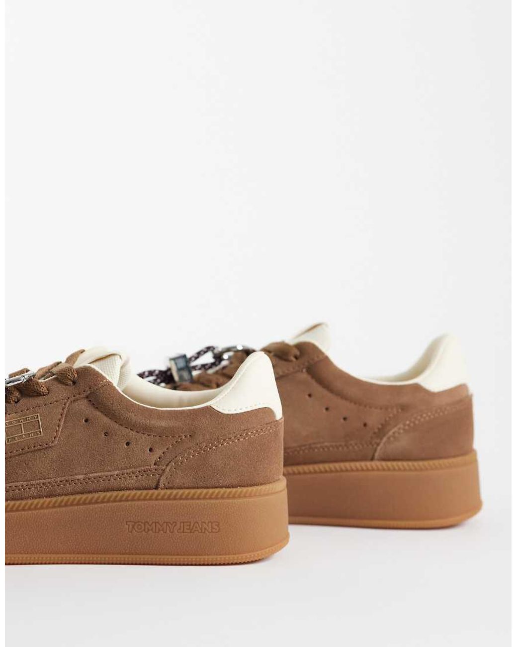 Tommy Hilfiger Brown Greenwich Max Real Suede Trainers