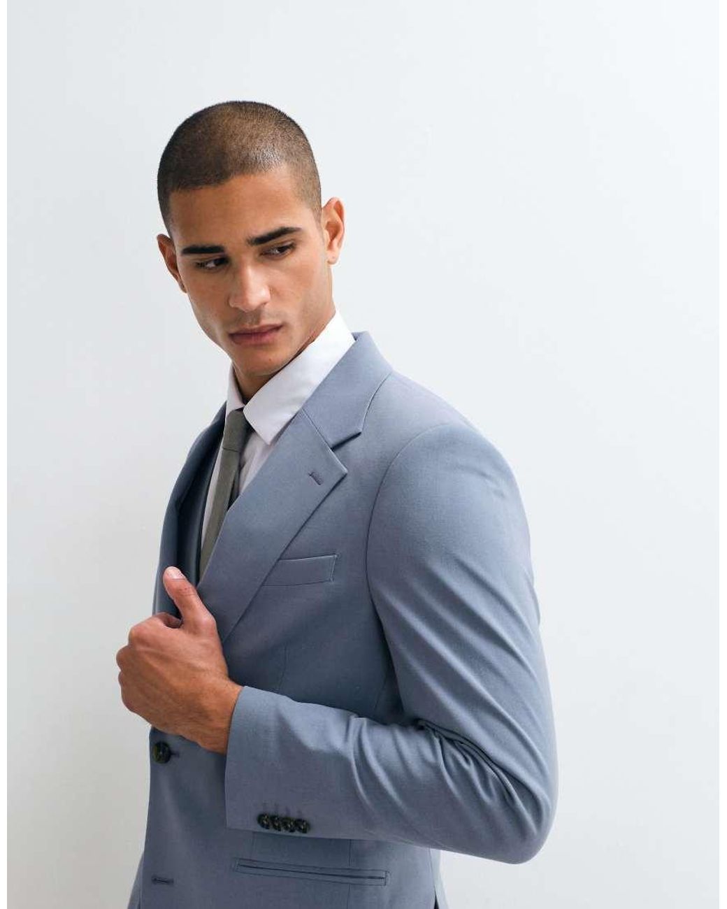 ASOS Blue Skinny Suit Blazer for men