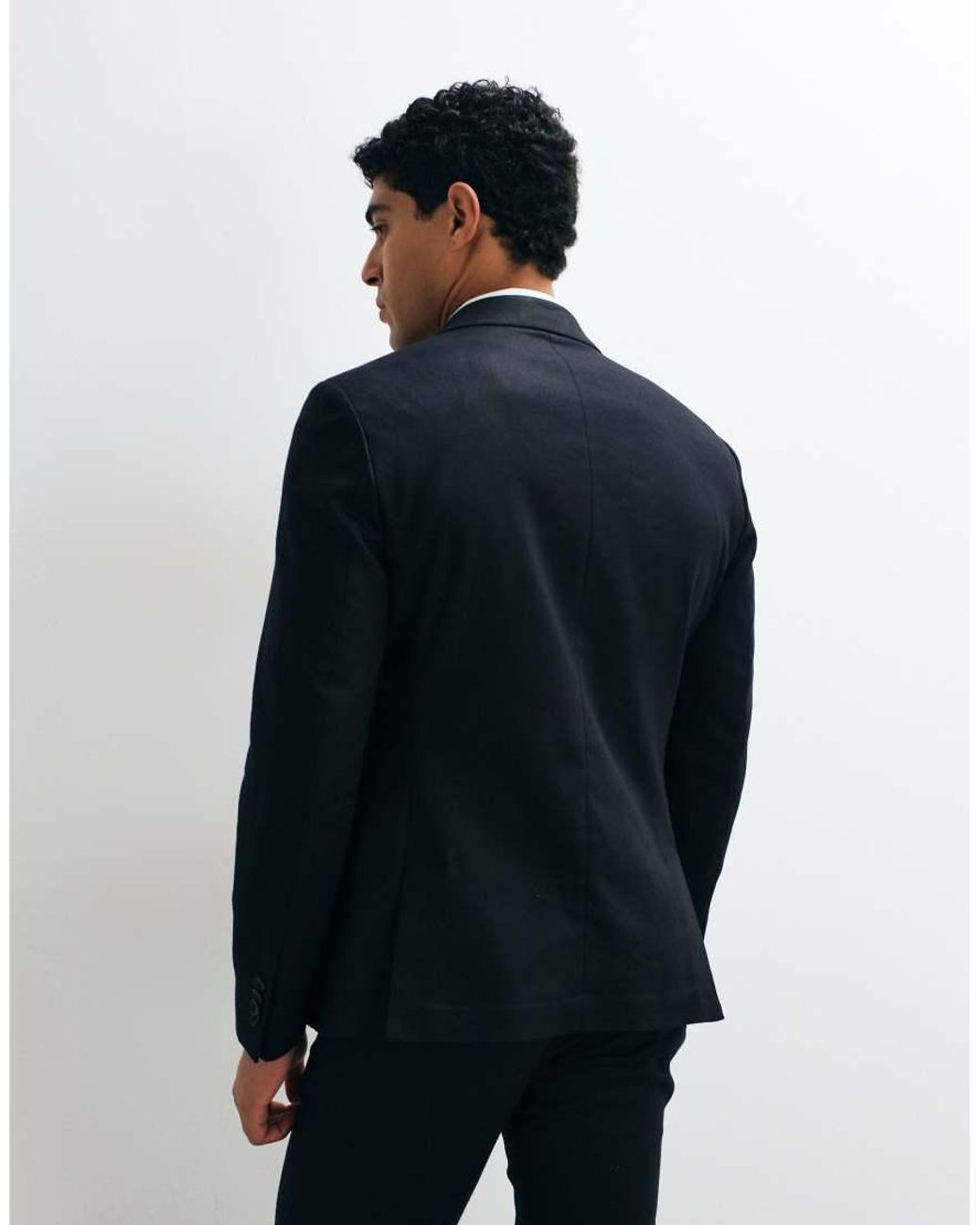 ASOS Blue Skinny Suit Jacket for men