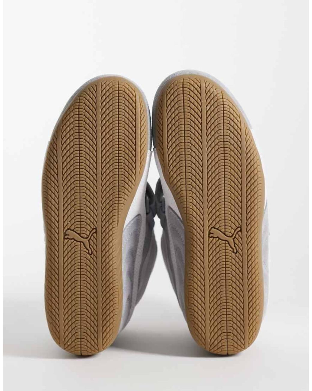 PUMA White Speedcat Wedge Trainers