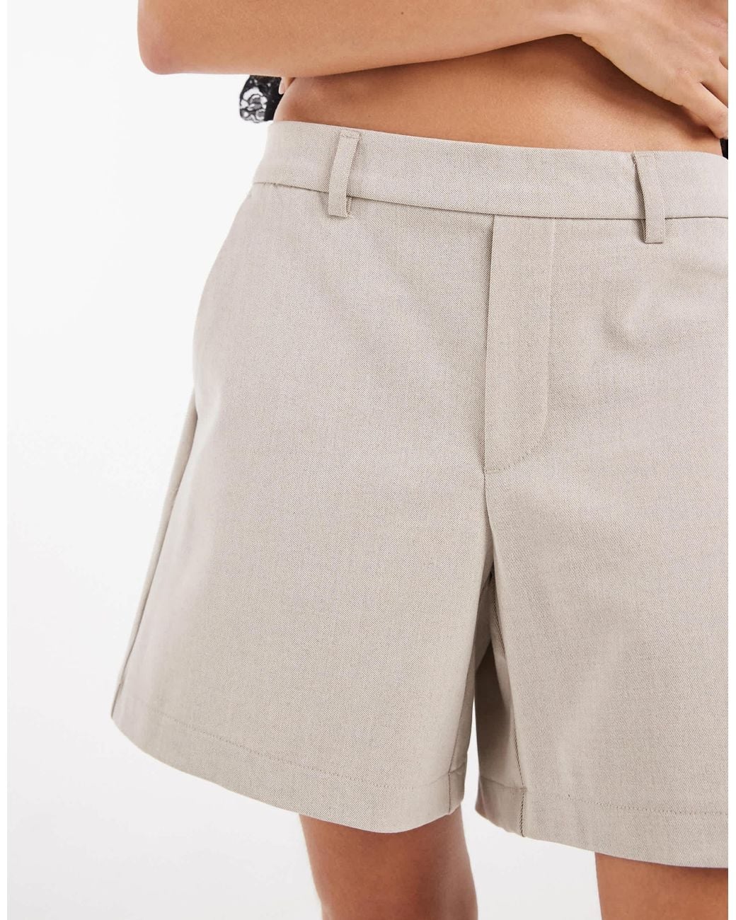 Object Multicolor Stretch Tailored Shorts
