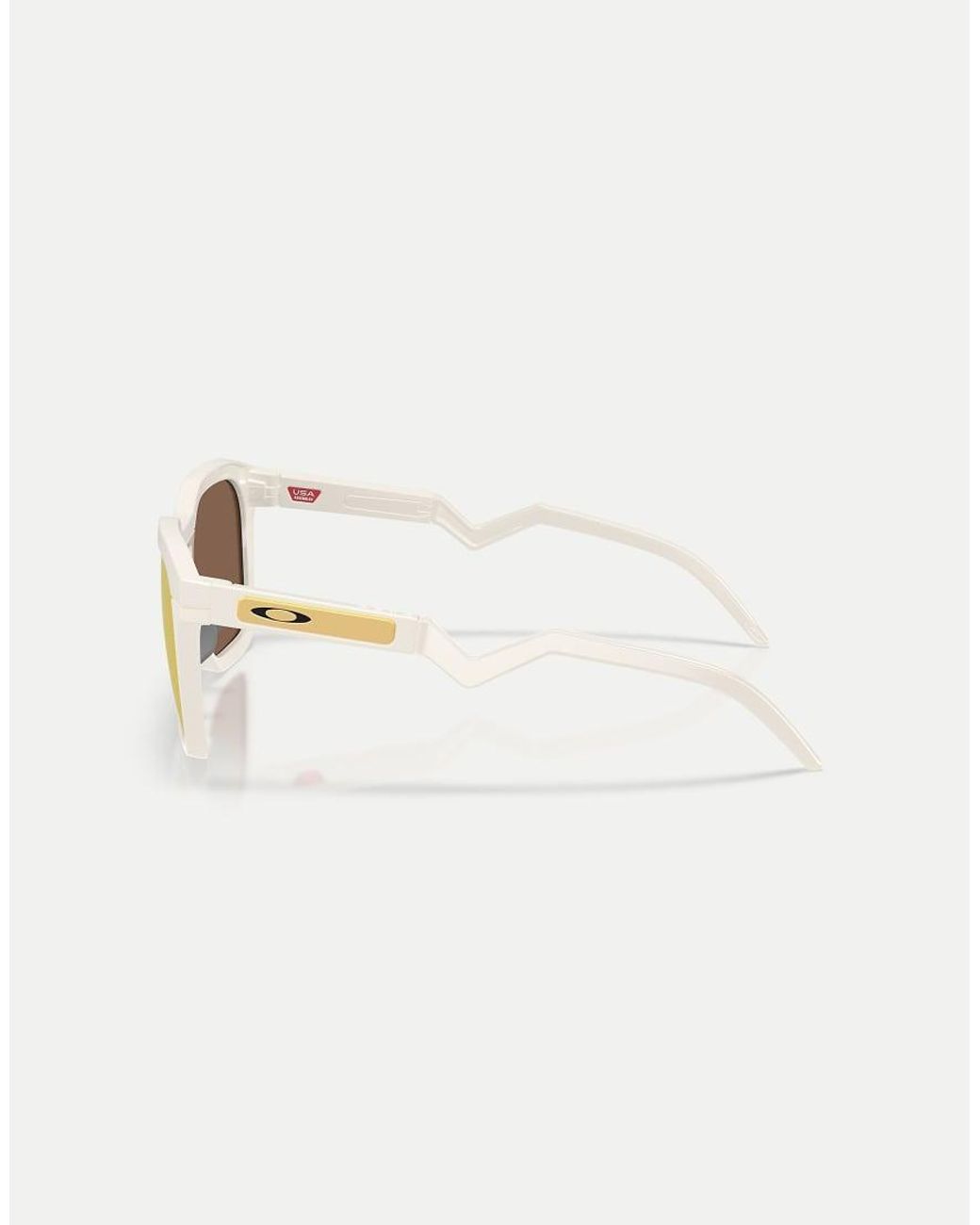 Oakley Metallic Hstn Sq Square Polarised Sunglasses With Mirrored Lens
