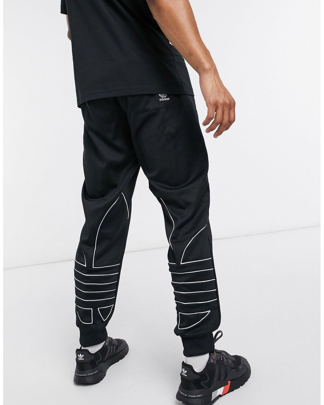 adidas Originals – Outline – e Jogginghose mit Dreiblatt-Logo in Schwarz  für Herren | Lyst AT