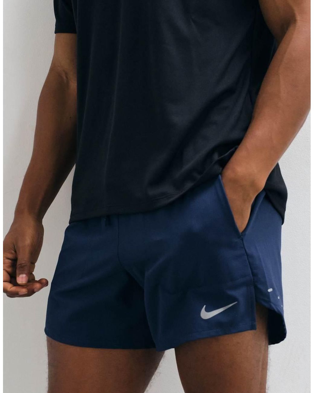 Nike Blue Stride Dri-fit 5inch Shorts for men