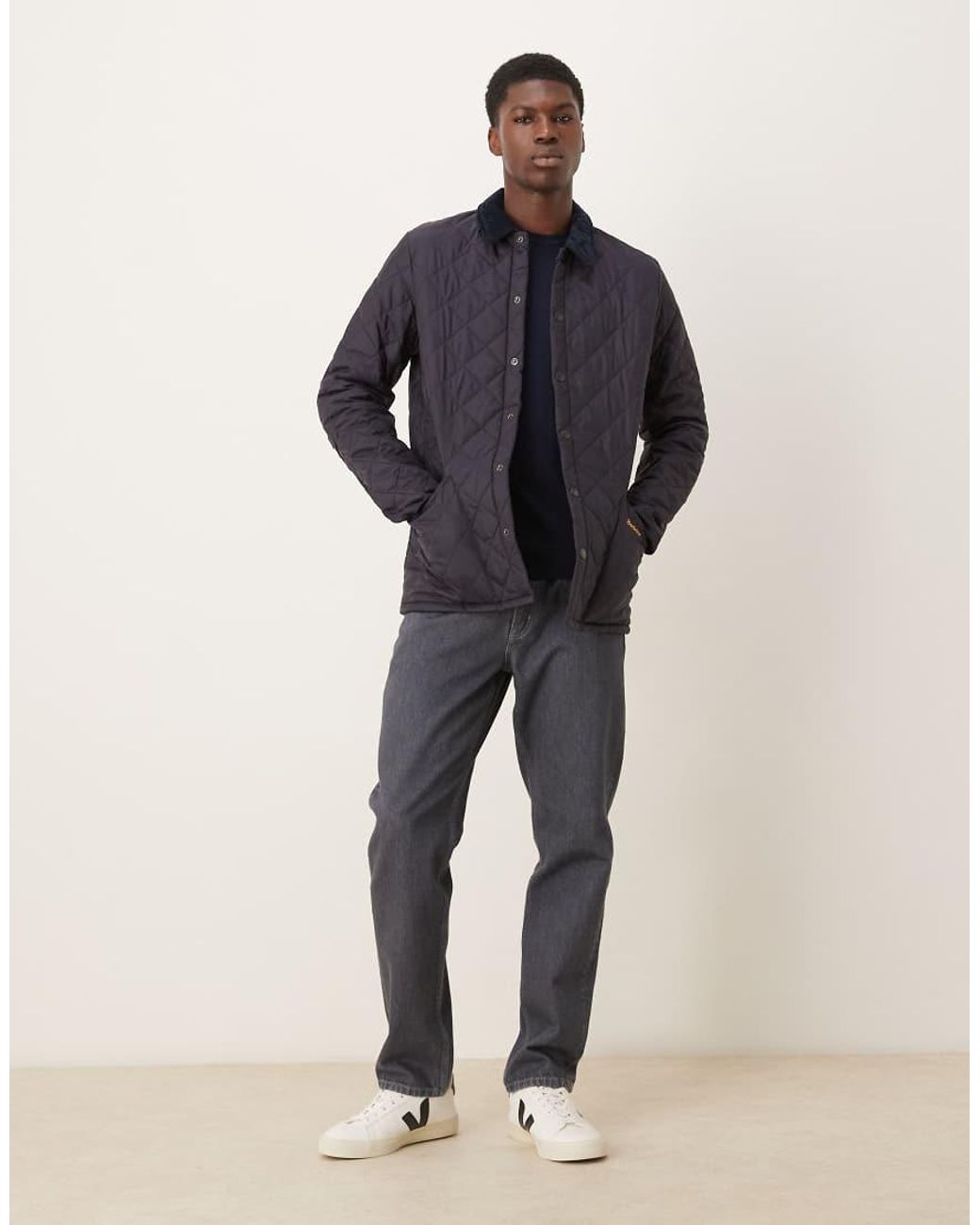 Barbour Blue Heritage Liddesdale Quilted Jacket for men