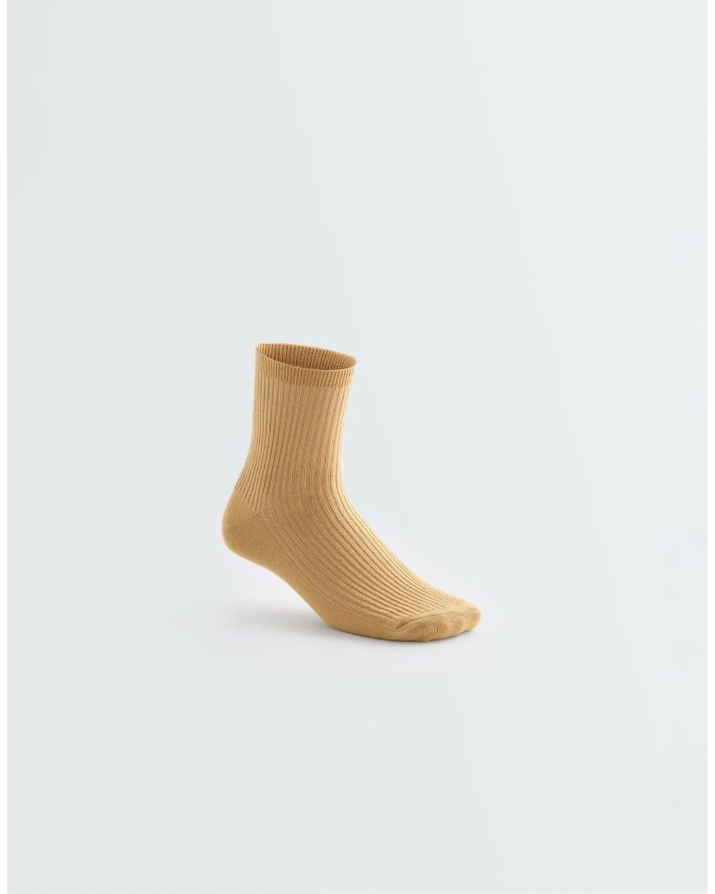 Oysho White 5 Pairs Of Cotton Blend Quarter Socks